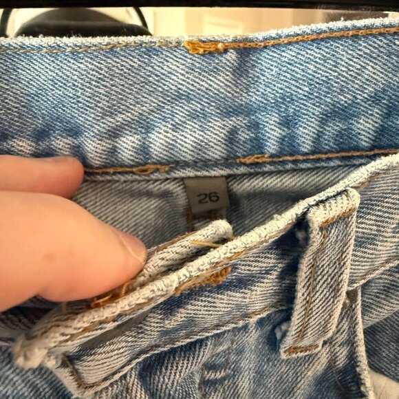 Carmar Destroyed Jeans Size 26 Color Blue - Picture 4 of 6